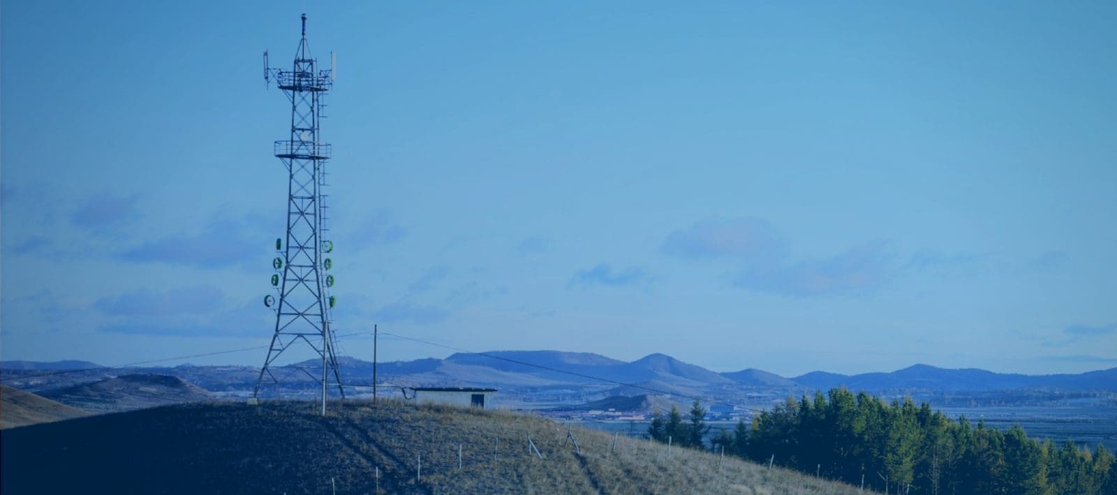 rural transmission tower