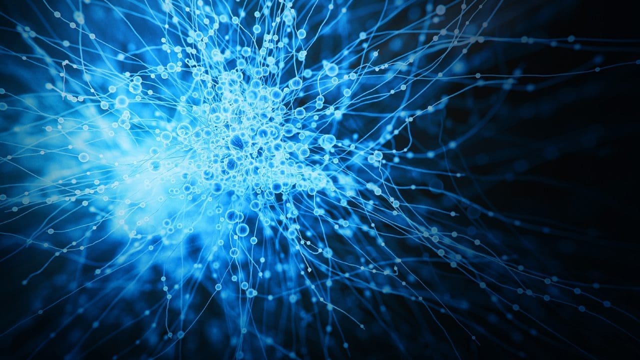 Graphic illustration of AI