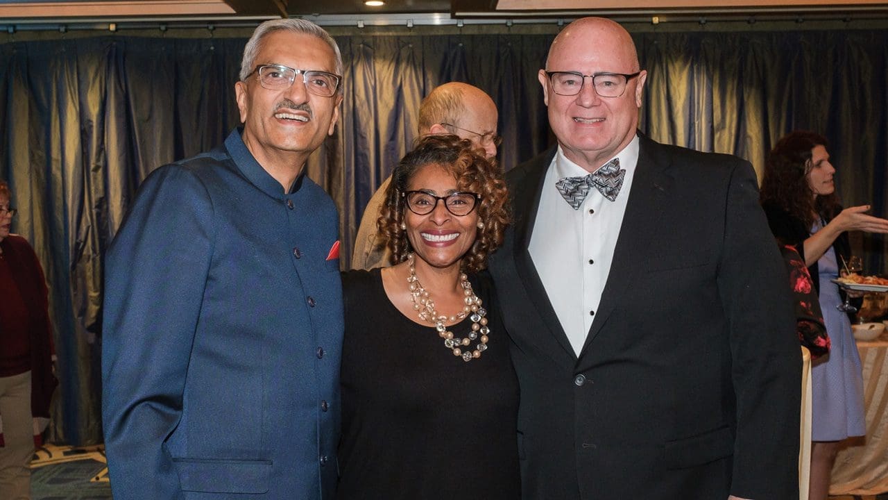 Award participants posing for a picture.