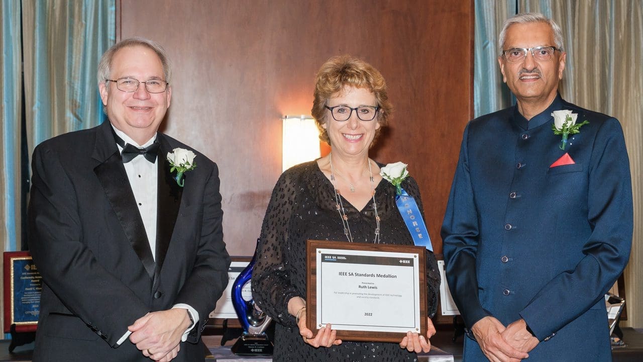 Award participants posing for a picture.