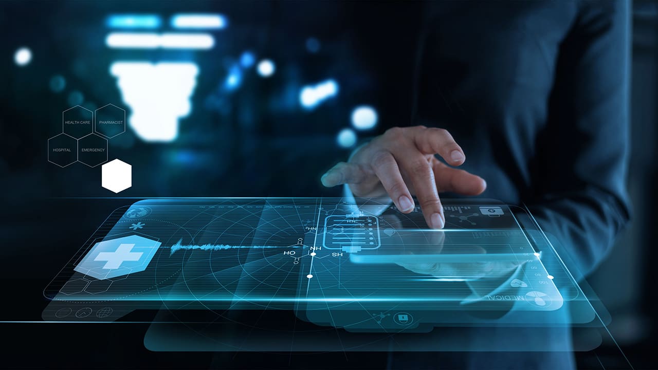 Med-Device-Screen-iStock-695360574-1280x720 Person using a tablet device.