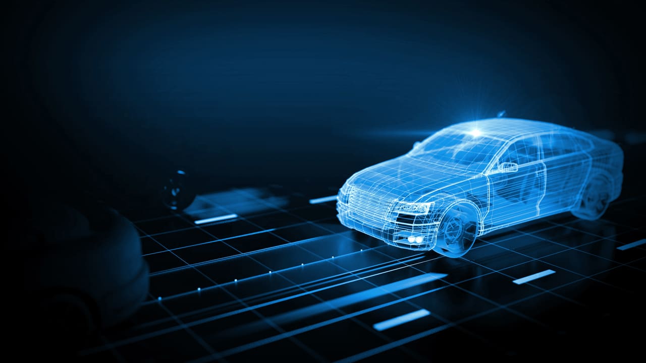 Image of vehicle on road