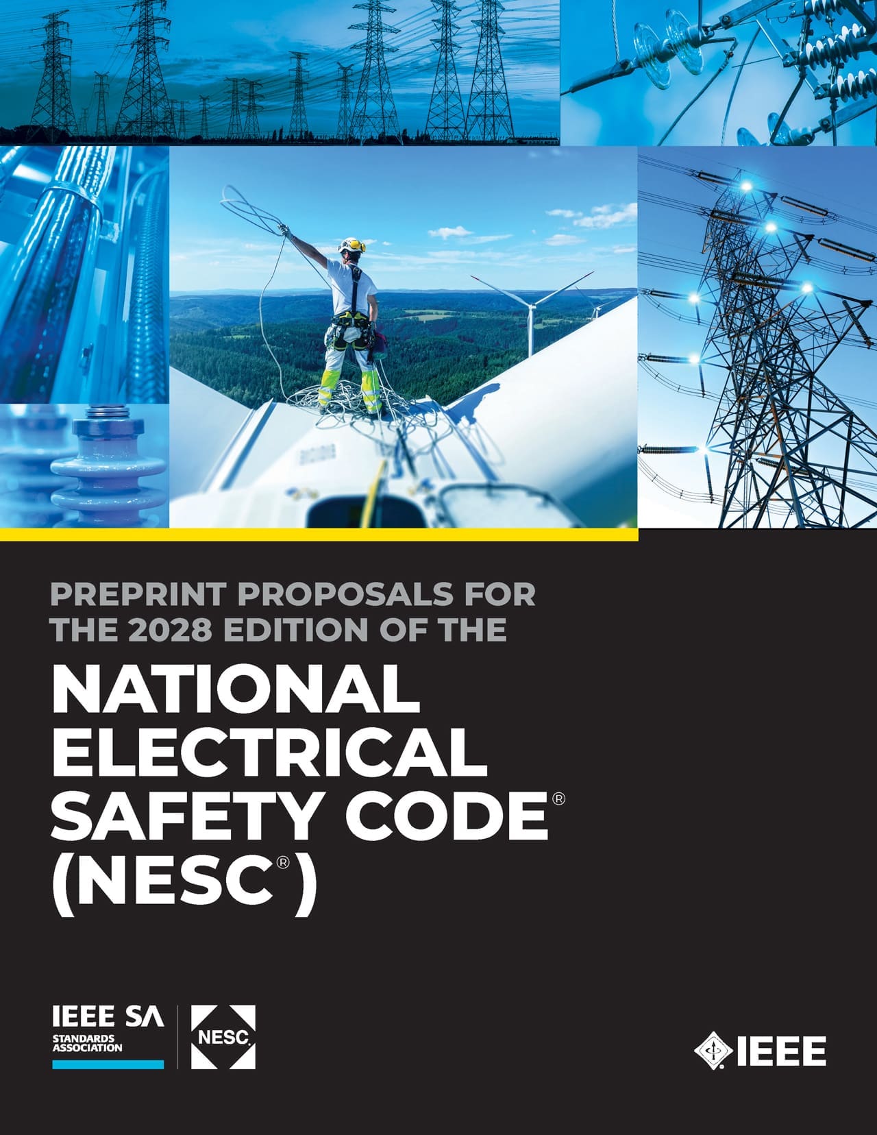 Cover: Preprint proposals for the 2028 edition of the National Electrical Safety Code (NESC)