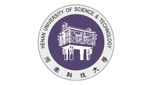 Henan University of Science and Technology logo. Henan University of Science and Technology logo.