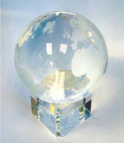 Image of the IEEE SA International Award crystal globe. Image of the IEEE SA International Award crystal globe.