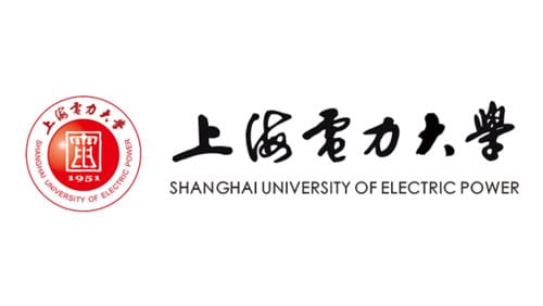 Shanghai University of Electric Power logo. Shanghai University of Electric Power logo.