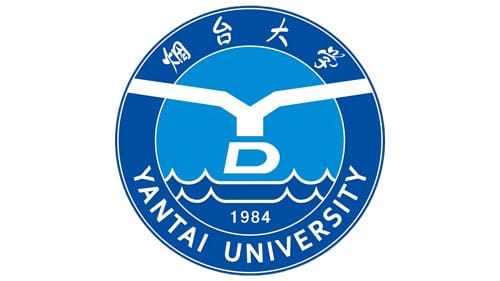 Yantai University logo. Yantai University logo.